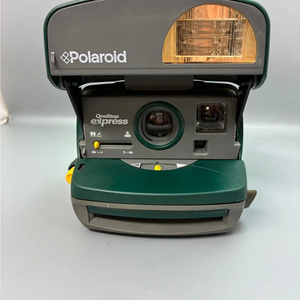Y2K Polaroid OneStep Express‎ WORKING Green Instant Camera